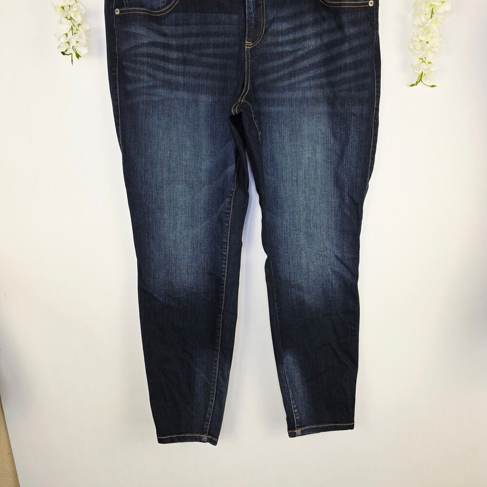 Torrid Premium Jegging Plus Size 20R Dark Wash Stretch Skinny Y2K 2003 Mid Rise - Picture 4 of 12